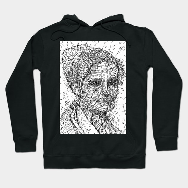 LUCRETIA MOTT ink portrait Hoodie by lautir